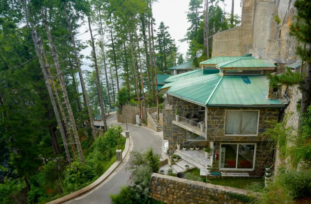 Stone villa front view – house for sale on installments in Galiyat