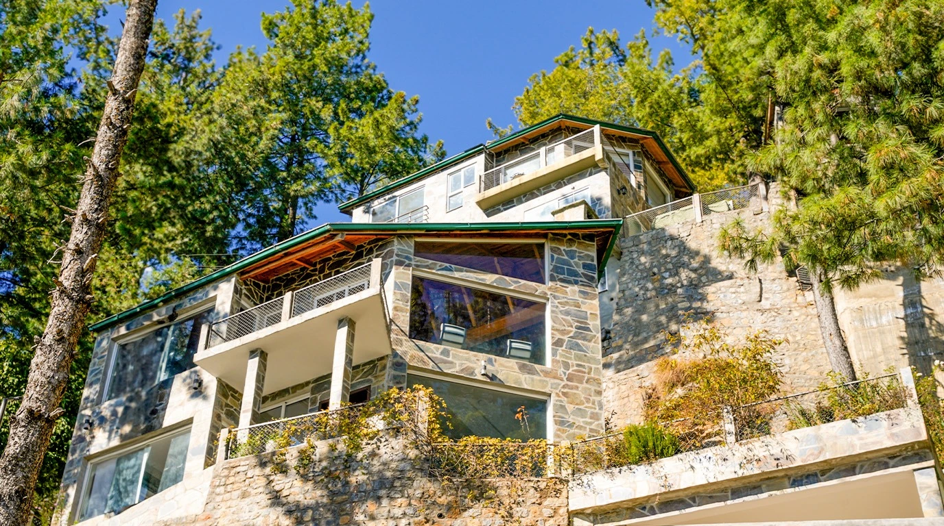 holiday home investment in Pakistan - mountain villa view
